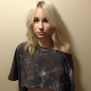 Noctex Cropped Rock Print Tee